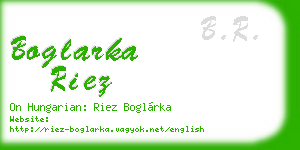 boglarka riez business card